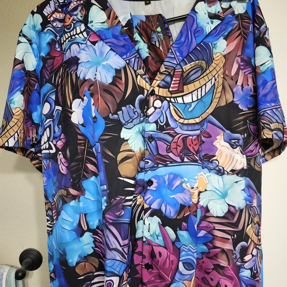 Vibrant Multicolor Men's Shirt